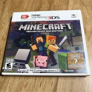 Minecraft New Nintendo 3DS Edition (Nintendo 3DS, 2017) CIB Complete